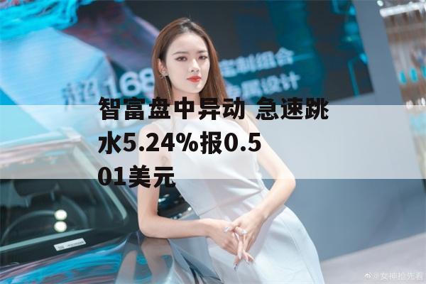 智富盘中异动 急速跳水5.24%报0.501美元