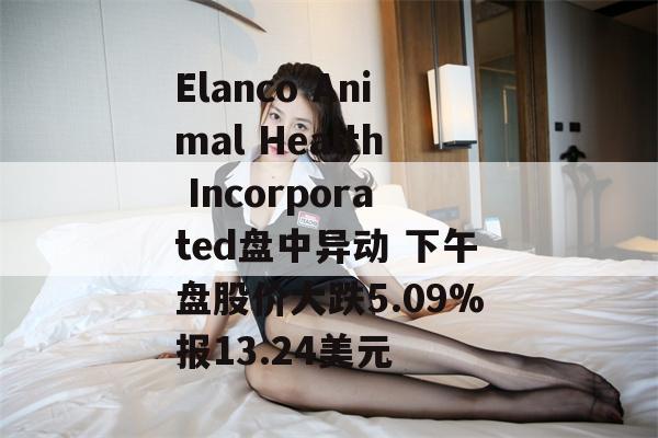 Elanco Animal Health Incorporated盘中异动 下午盘股价大跌5.09%报13.24美元