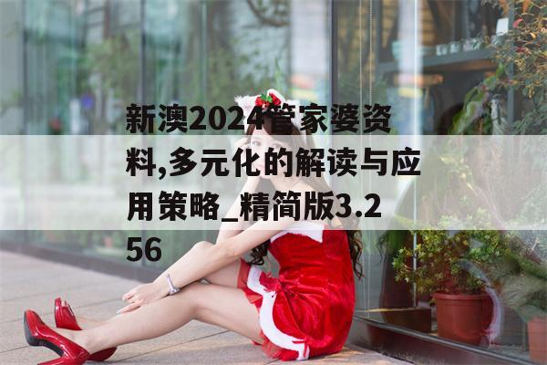 新澳2024管家婆资料,多元化的解读与应用策略_精简版3.256