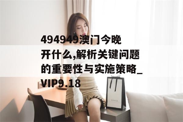 494949澳门今晚开什么,解析关键问题的重要性与实施策略_VIP9.18