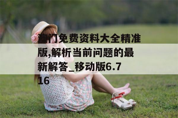 澳门免费资料大全精准版,解析当前问题的最新解答_移动版6.716