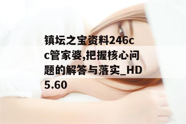 镇坛之宝资料246cc管家婆,把握核心问题的解答与落实_HD5.60