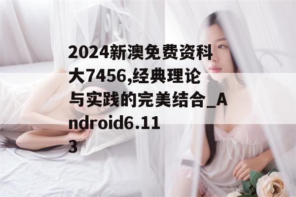 2024新澳免费资科大7456,经典理论与实践的完美结合_Android6.113