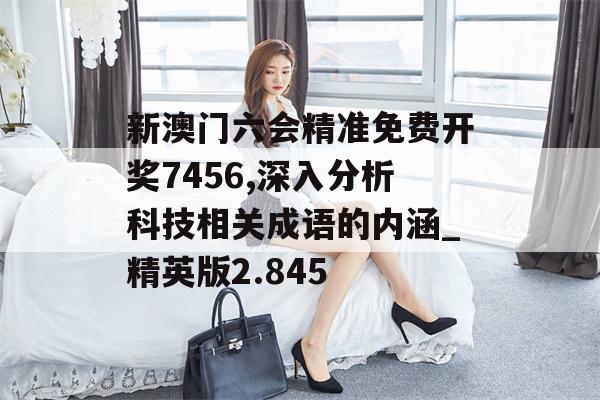 新澳门六会精准免费开奖7456,深入分析科技相关成语的内涵_精英版2.845