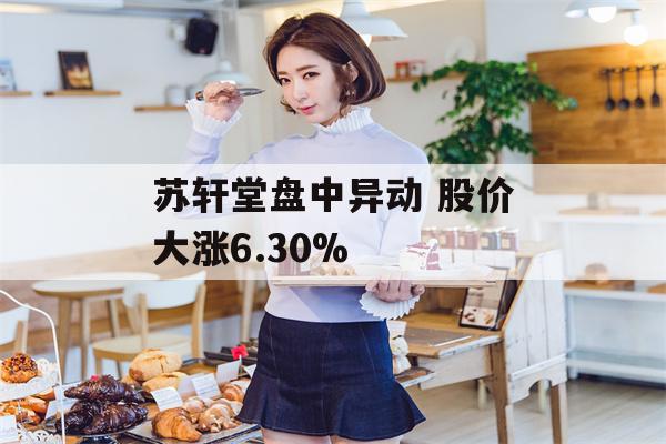 苏轩堂盘中异动 股价大涨6.30%