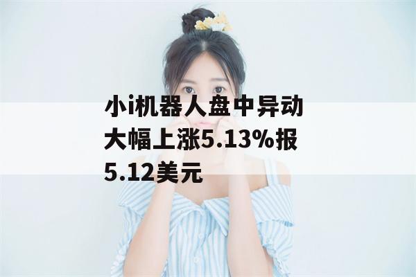 小i机器人盘中异动 大幅上涨5.13%报5.12美元