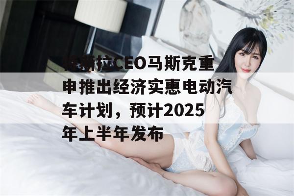 特斯拉CEO马斯克重申推出经济实惠电动汽车计划，预计2025年上半年发布