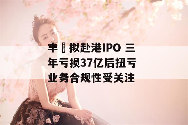 丰巣拟赴港IPO 三年亏损37亿后扭亏 业务合规性受关注