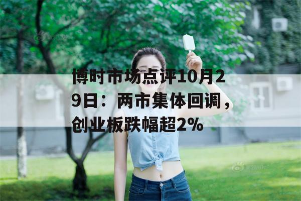 博时市场点评10月29日：两市集体回调，创业板跌幅超2%