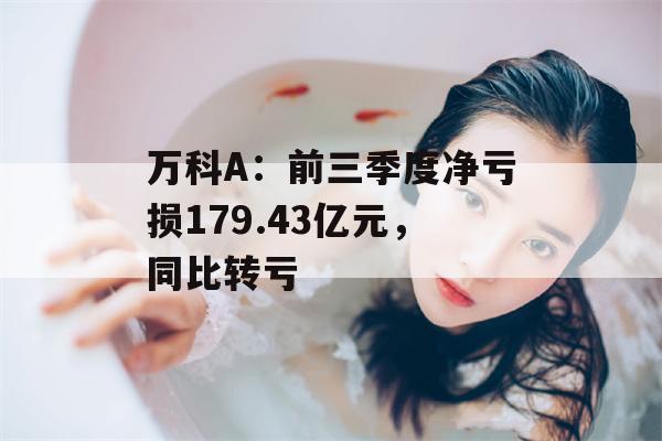 万科A：前三季度净亏损179.43亿元，同比转亏